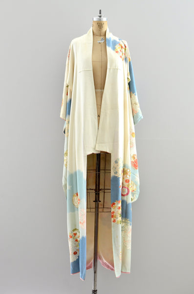 "Hanami"  Vintage Furisode Kimono
