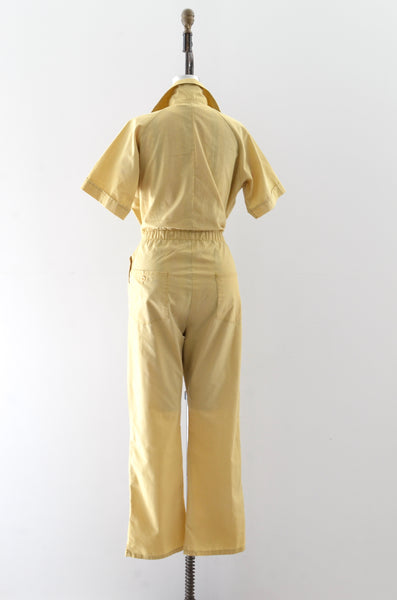 vintage 1960s Workwear Jumpsuit