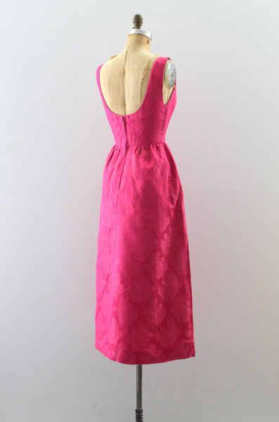 Vintage 1960s Pink Gown
