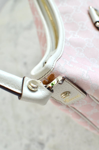 Gucci Abbey Monogram Hobo Pink