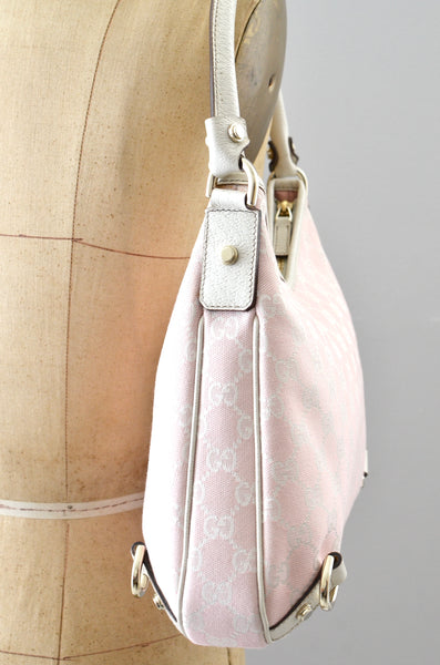 Gucci Abbey Monogram Hobo Pink