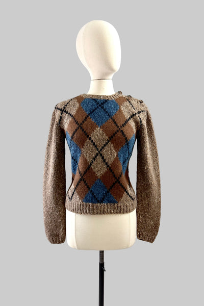 Calvin Klein Argyle Sweater