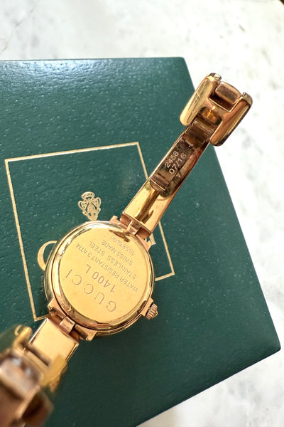 GUCCI 1400L Gold Watch