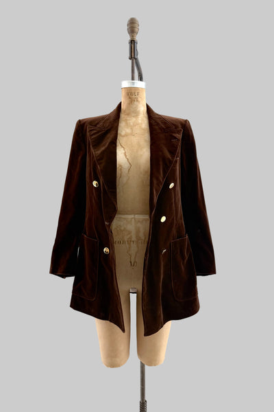 Rich Brown Blazer Jacket