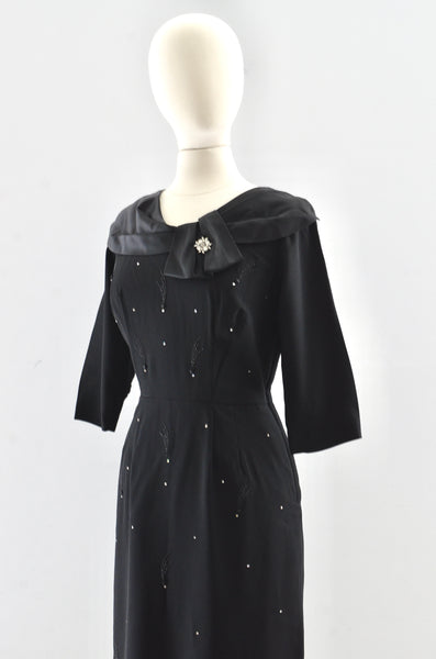"Shooting Star" 50's Rhinestone Studded Dress