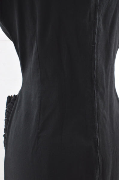 50's Lace Pocket Dress / small medium