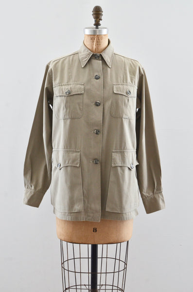 Abercrombie Fitch Safari Utility Jacket Pickled Vintage