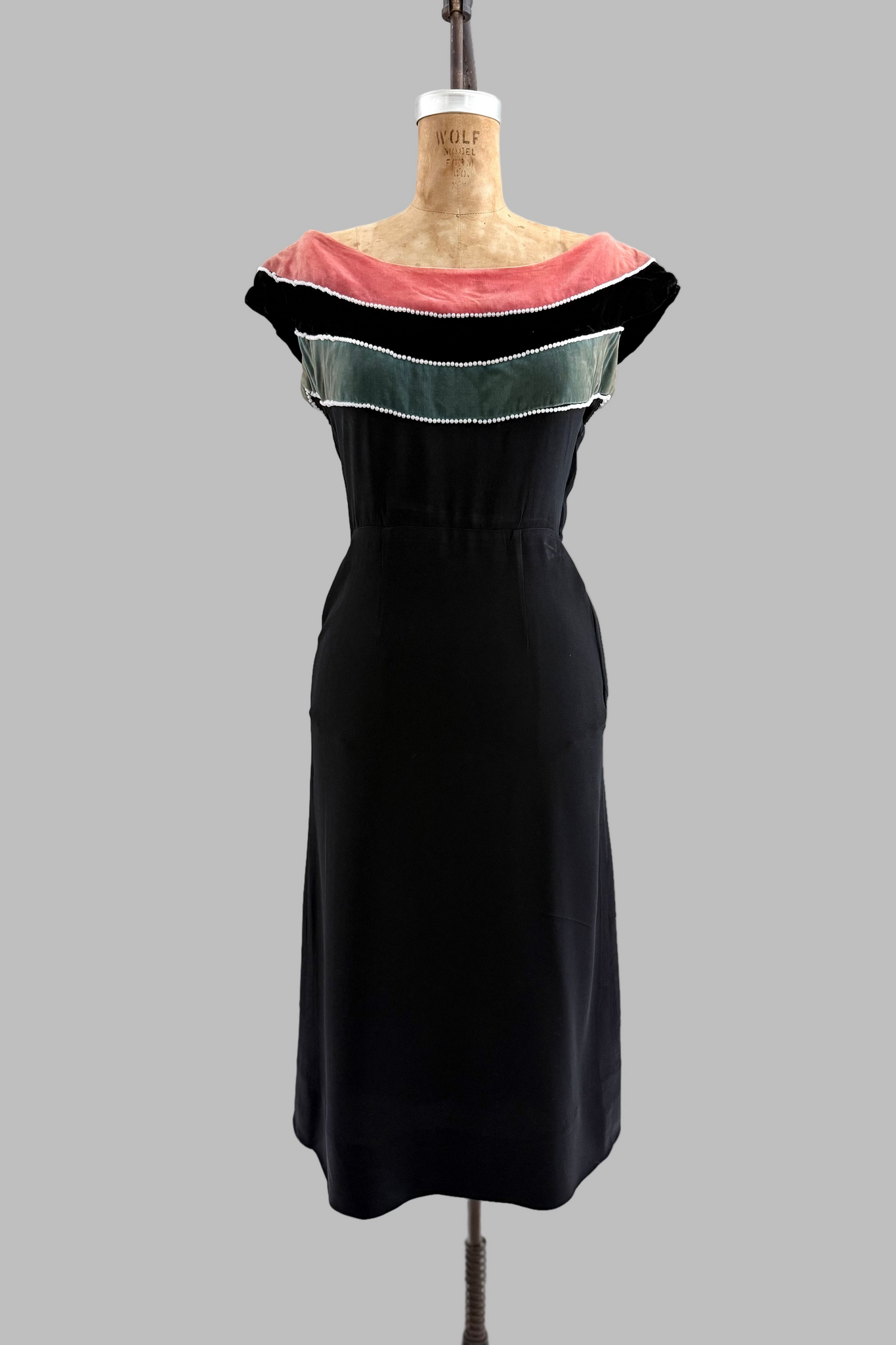 Vintage 1940s Rayon Dress