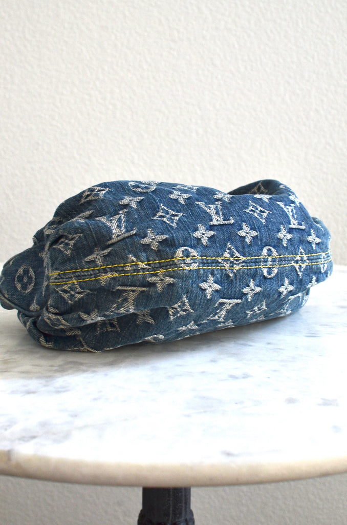 Y2K Louis Vuitton Denim Pleaty Mini – Pickled Vintage