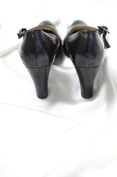 YSL Strappy Leather Heels