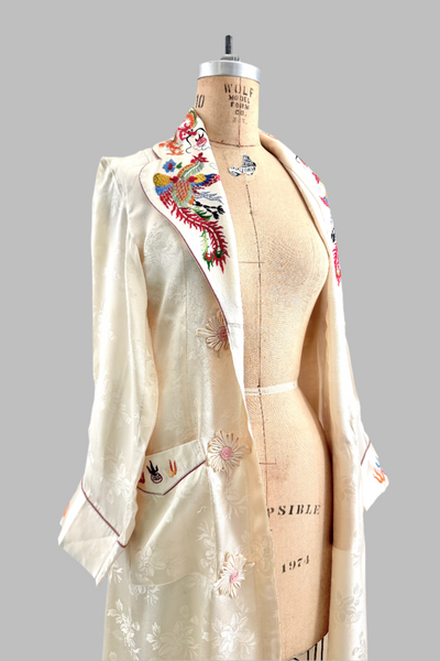 Embroidered Duster Dress