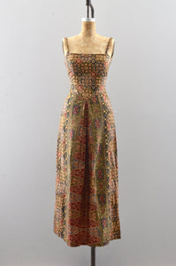 Vintage 70s Batik Dress