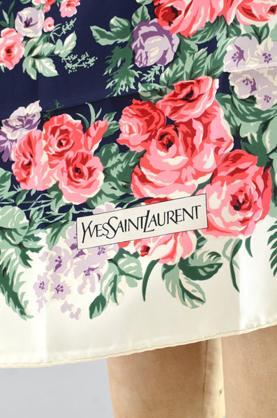 Yves Saint Laurent Silk Scarf