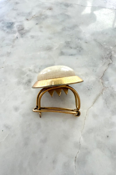 Vintage Hair Clip Barrette - Cloud