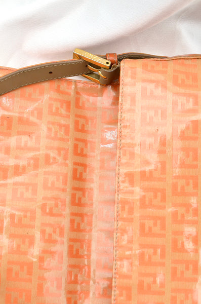 Fendi Baguette Orange Zucchino Bag