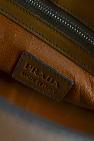 Prada Tabacco Leather Shoulder Bag