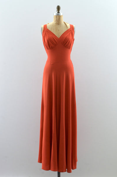 Vintage 1940s Two Piece Gown