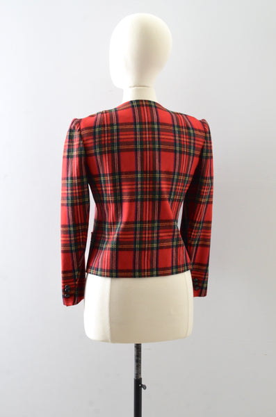 Vintage Plaid Jacket