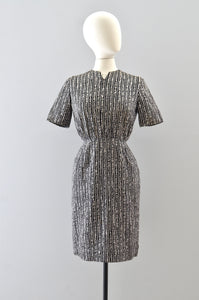 Vintage Egyptian Print Dress
