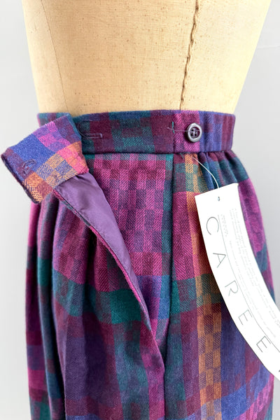 Vintage Plaid Skirt
