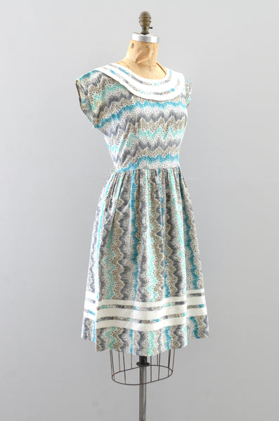 Vintage 1950s Cotton Dress