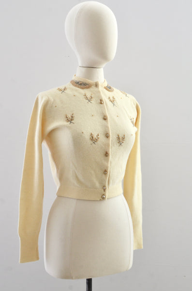 Schiaparelli Beaded Cardigan
