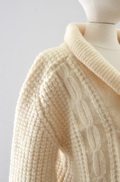 Vintage Chunky Cable Sweater