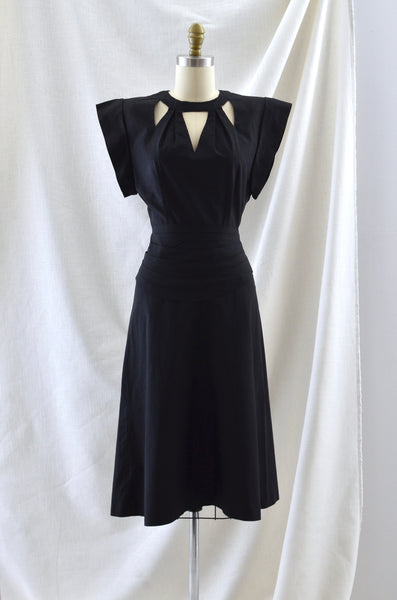 1940's Peaked Sleeve Dress