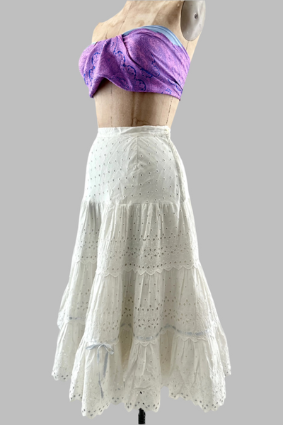 1950s Eyelet Skirt