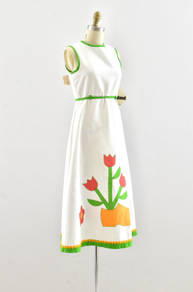 Vintage Applique Dress