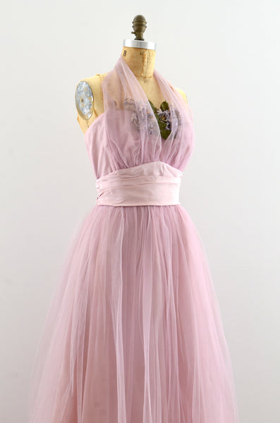 Vintage 1950's Emma Domb Lilac Tulle Dress