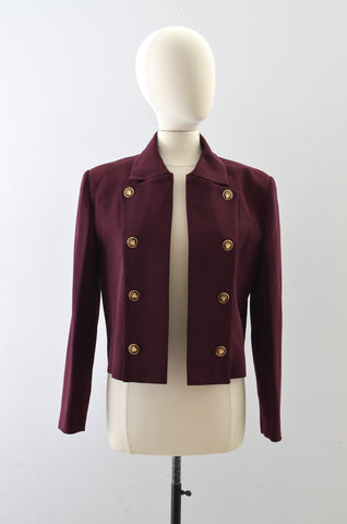 Vintage Open Front Jacket