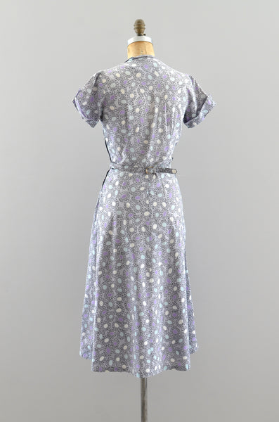 1950s Printed Dress