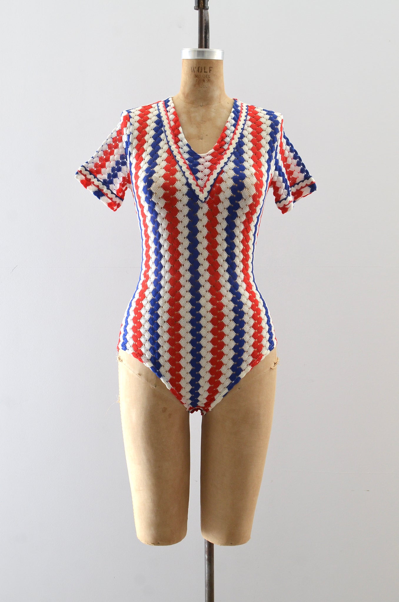 Vintage 60s Knit Bodysuit