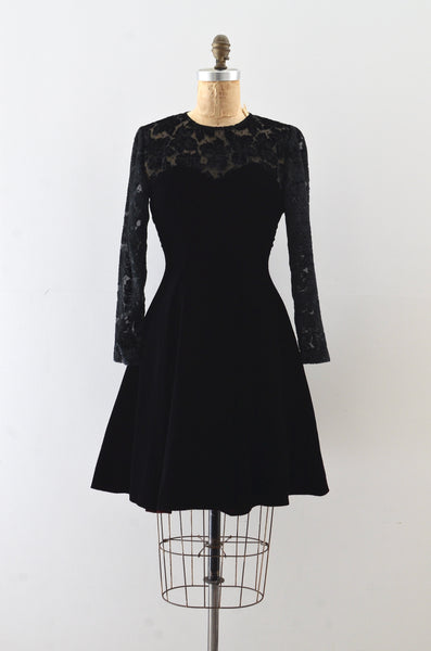 Vintage Velvet Party Dress