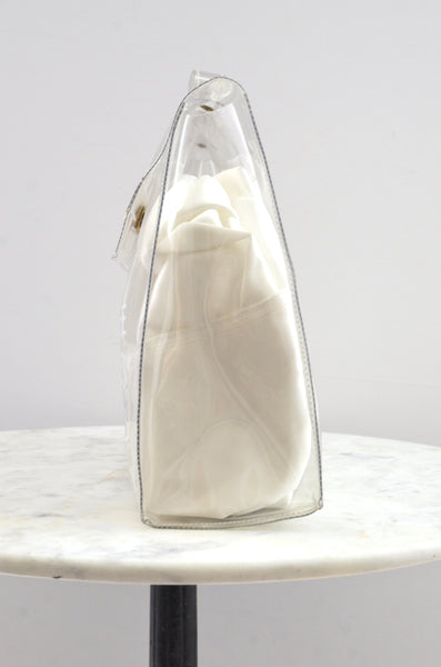 HERMÈS Kelly Transparent Bag Beach Vinyl Handbag