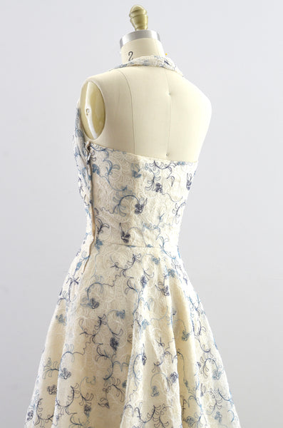Vintage 1950s Halter Dress
