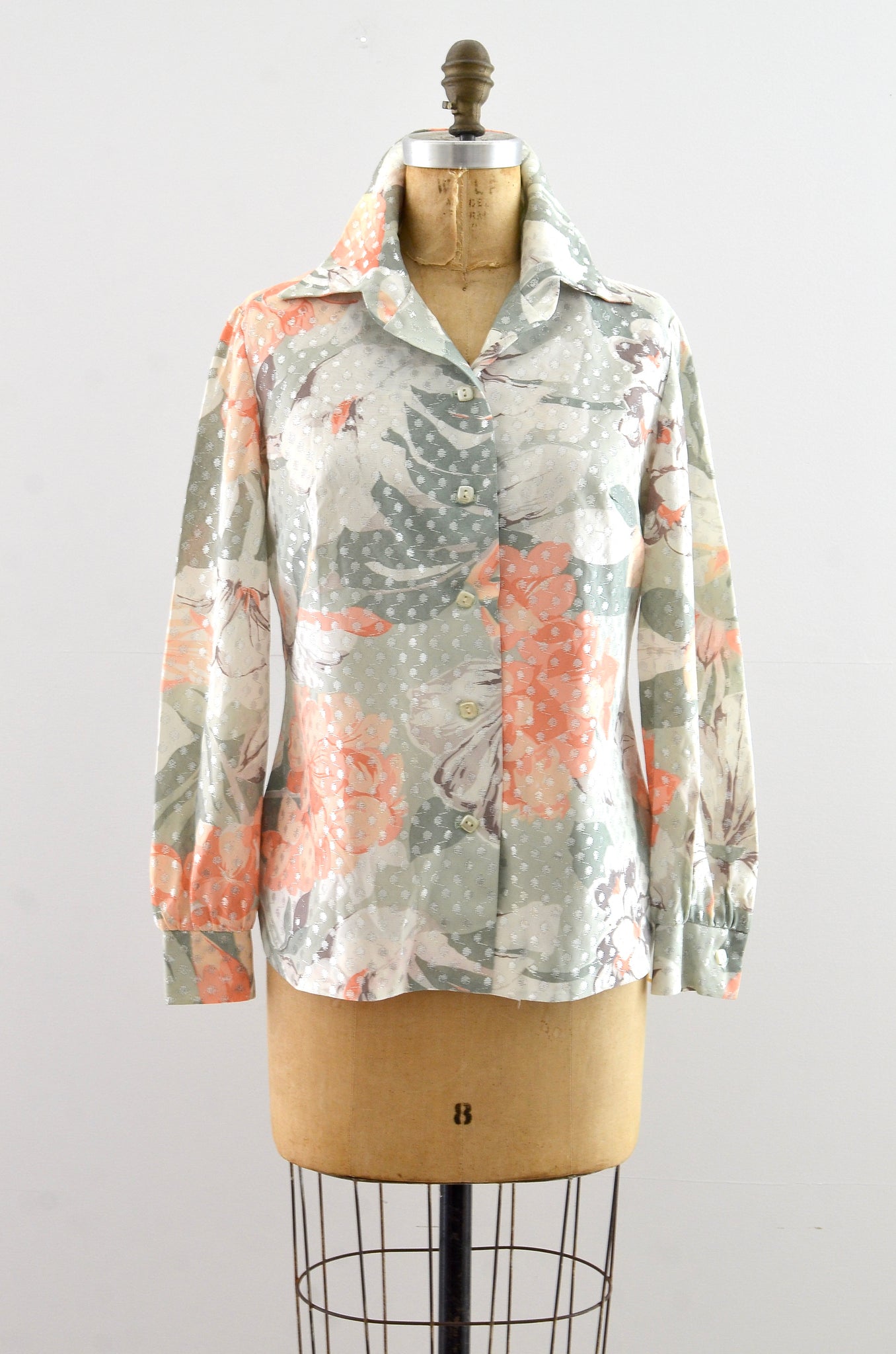 Vintage 1970s Metallic Shirt