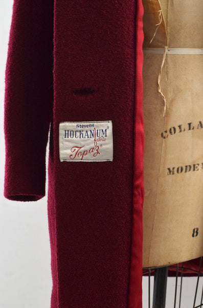 Vintage 1960s Berry Coat