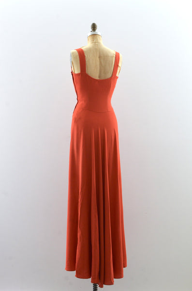 Vintage 1940s Two Piece Gown