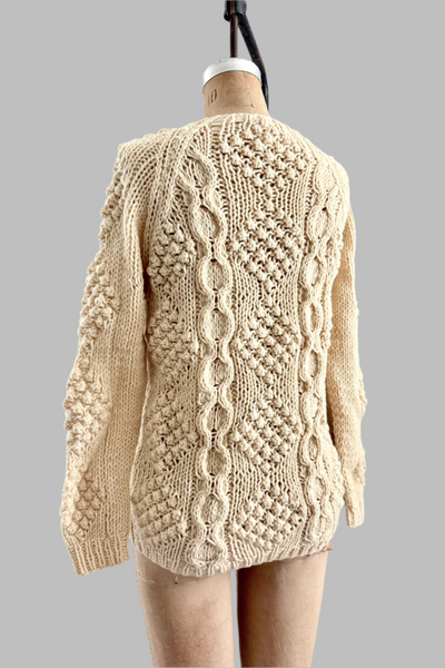 Fisherman Cable Knit Cardigan