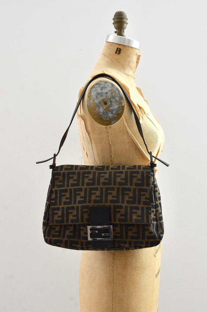 Fendi Zucca Pattern Print Tote