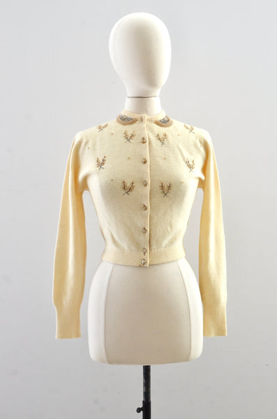 Schiaparelli Beaded Cardigan