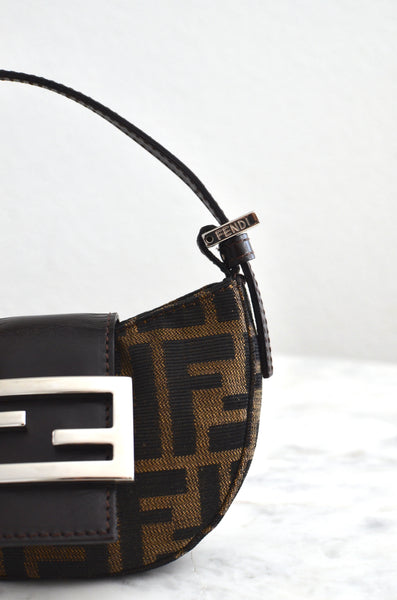 Fendi Zucca Micro Mini Croissant