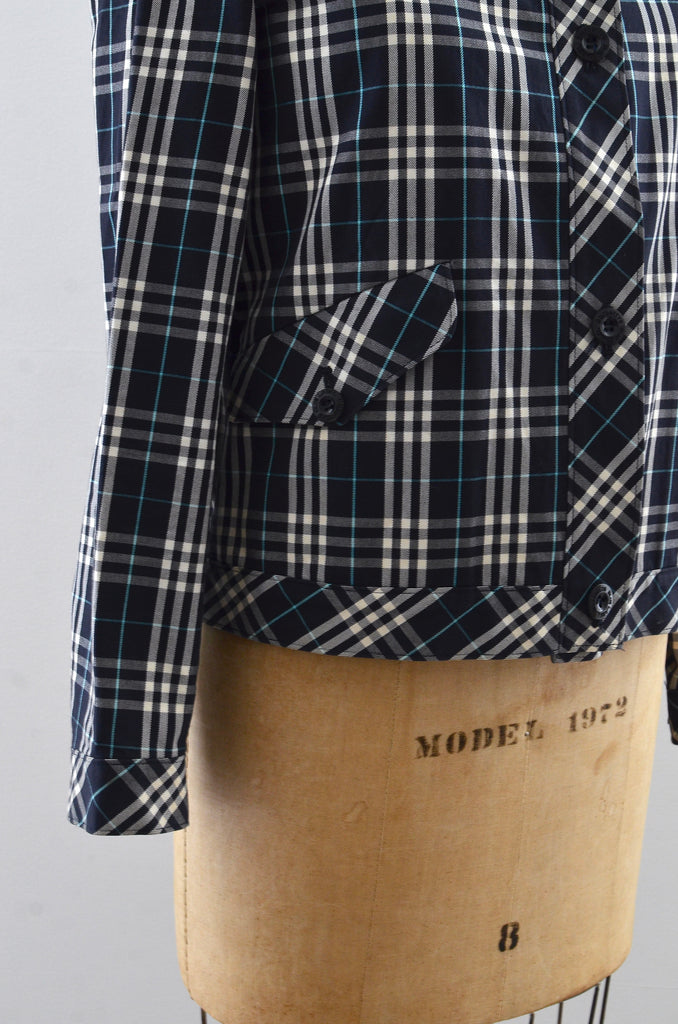 Burberry blue sales label jacket