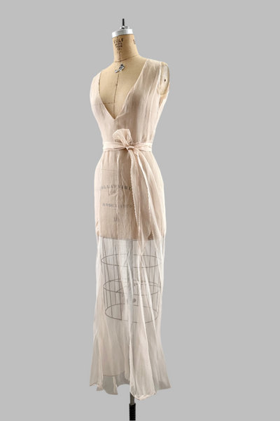1930s Blush Dress