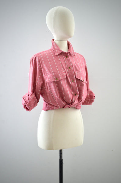 Vintage 1980s Striped Shirt