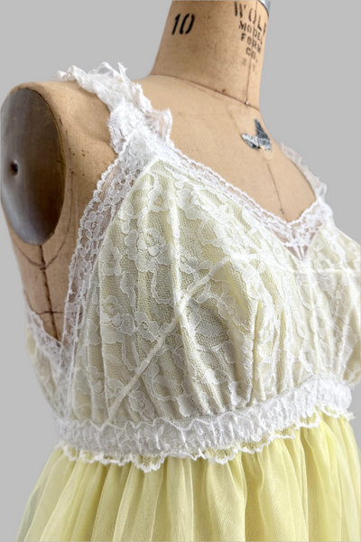 Vintage 1960s Babydoll Gown