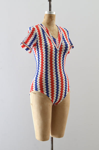 Vintage 60s Knit Bodysuit