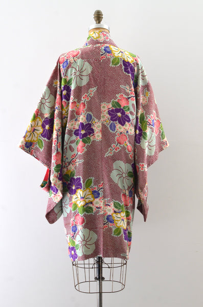 Shiawase Silk Haori  Kimono